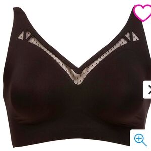 #1352 Rhonda Shear Swiss Dot Gel Bra - 886-633